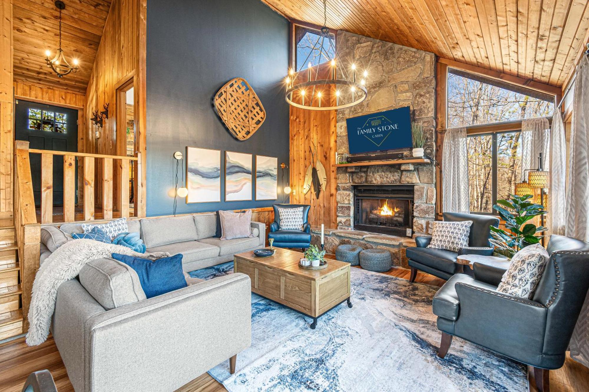 The Family Stone Luxe Cabin Sleeps 12 Hot Tub Dogfriendly Dollywood ピジョンフォージ エクステリア 写真